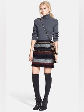 Tory Burch Merino Wool Skirt